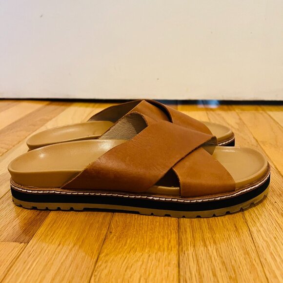 MADEWELL The Dayna Lugsole Slide Sandal in Leather Size 7.5 in EUC - Picture 6 of 16
